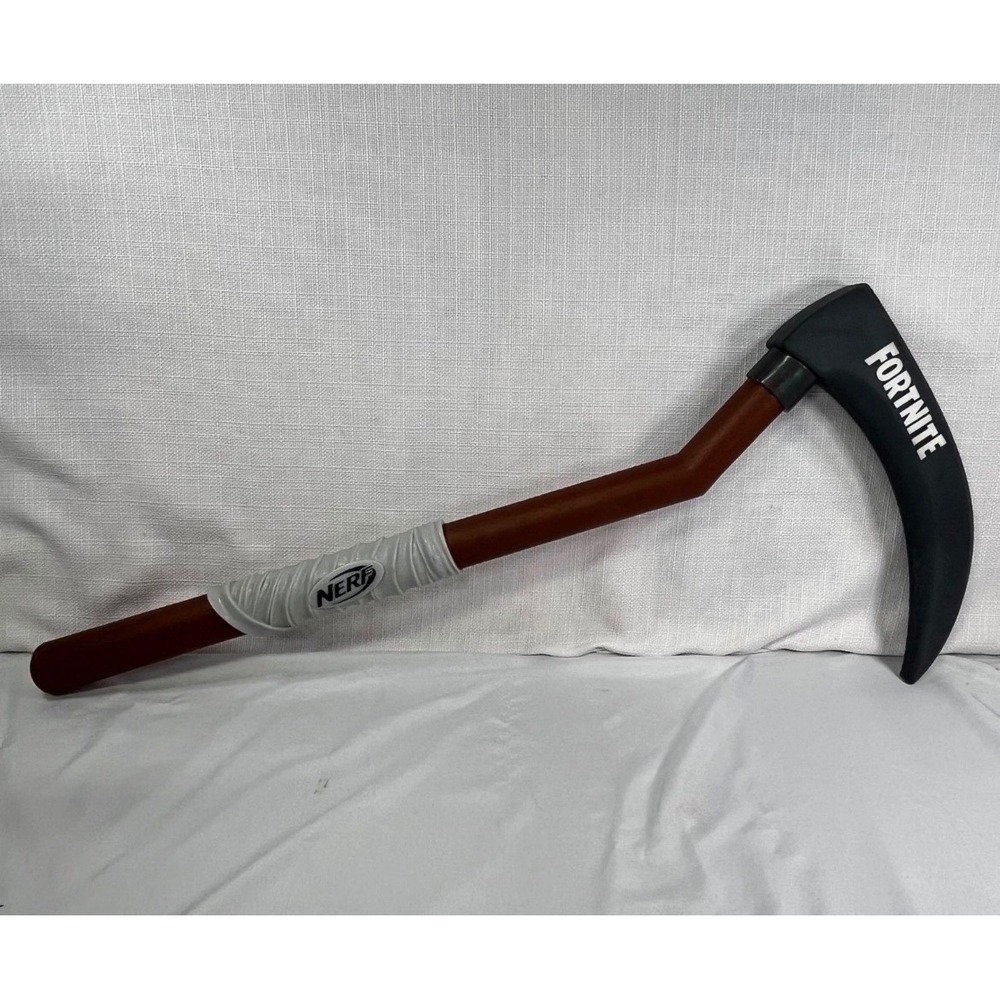 Nerf Fortnite Scythe Harvesting Tool Foam Pickaxe Prop Hasbro 2019 E6542